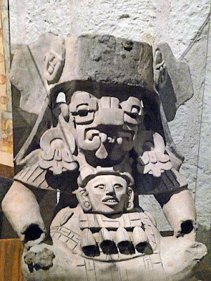ancient faces from Museo de las Culturas de Oaxaca