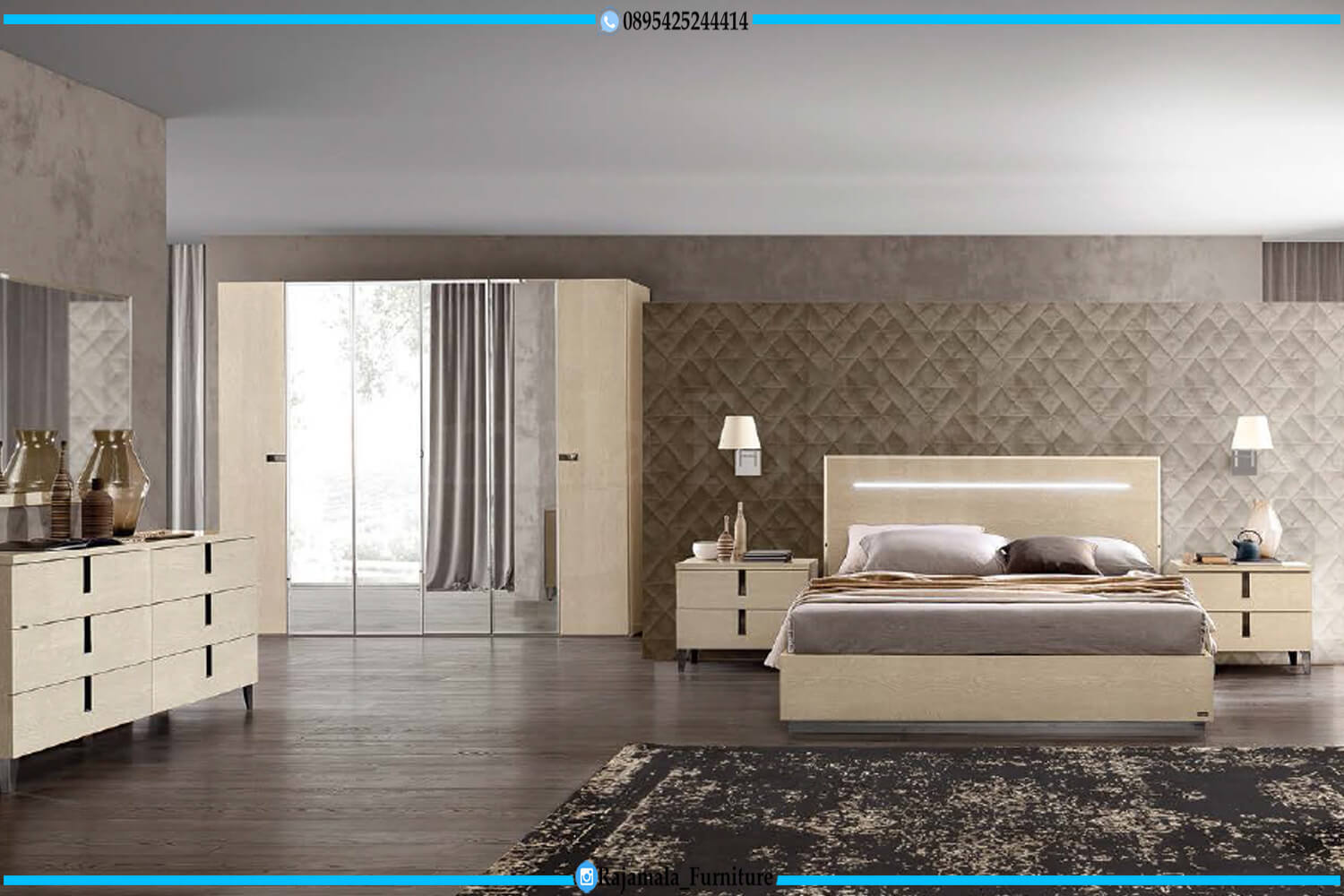Tempat Tidur Minimalis Jepara Simple Modern Luxury Design RM-0941