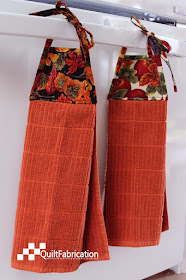 Autumn hanging towels