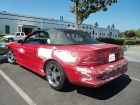 Mustang before new auto paint at Almost Everything Auto Body