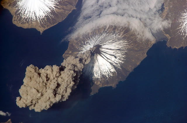 El volcán Cleveland