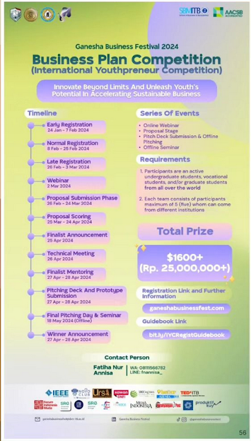 Business Plan Competition (International Youthpreneur Competition)