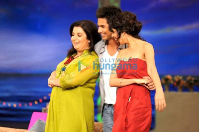 Farah Khan,Shahid Kapoor,Genelia Dsouza