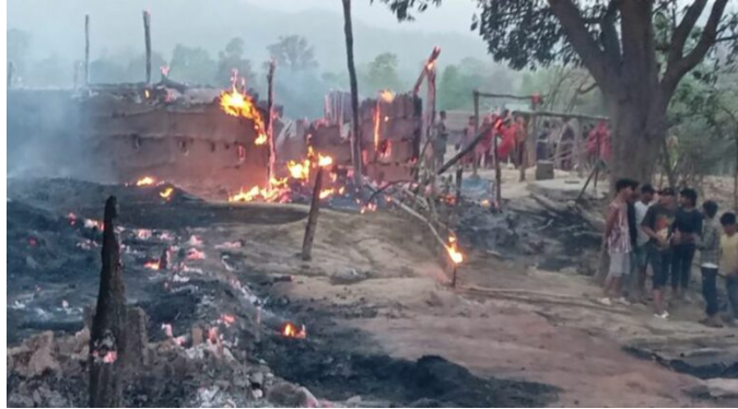 आगो निभाउने क्रममा जलेर २ जनाको मृत्यु