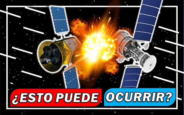 A pesar de que los satélites artificiales están separados por miles de kilómetros, si es posible que se choquen