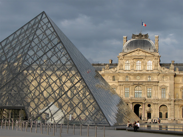 Sunset at the Louvre, Paris