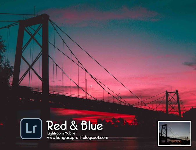 Preset Red & Blue - Lightroom Mobile