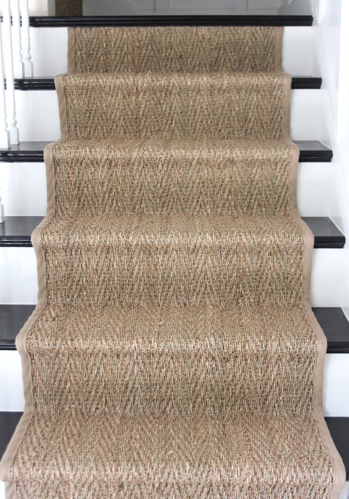 How To Install A Seagrass Stair Runner - Shine Your Light