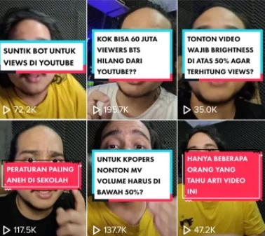 Akun tiktok bermanfaat menambah wawasan