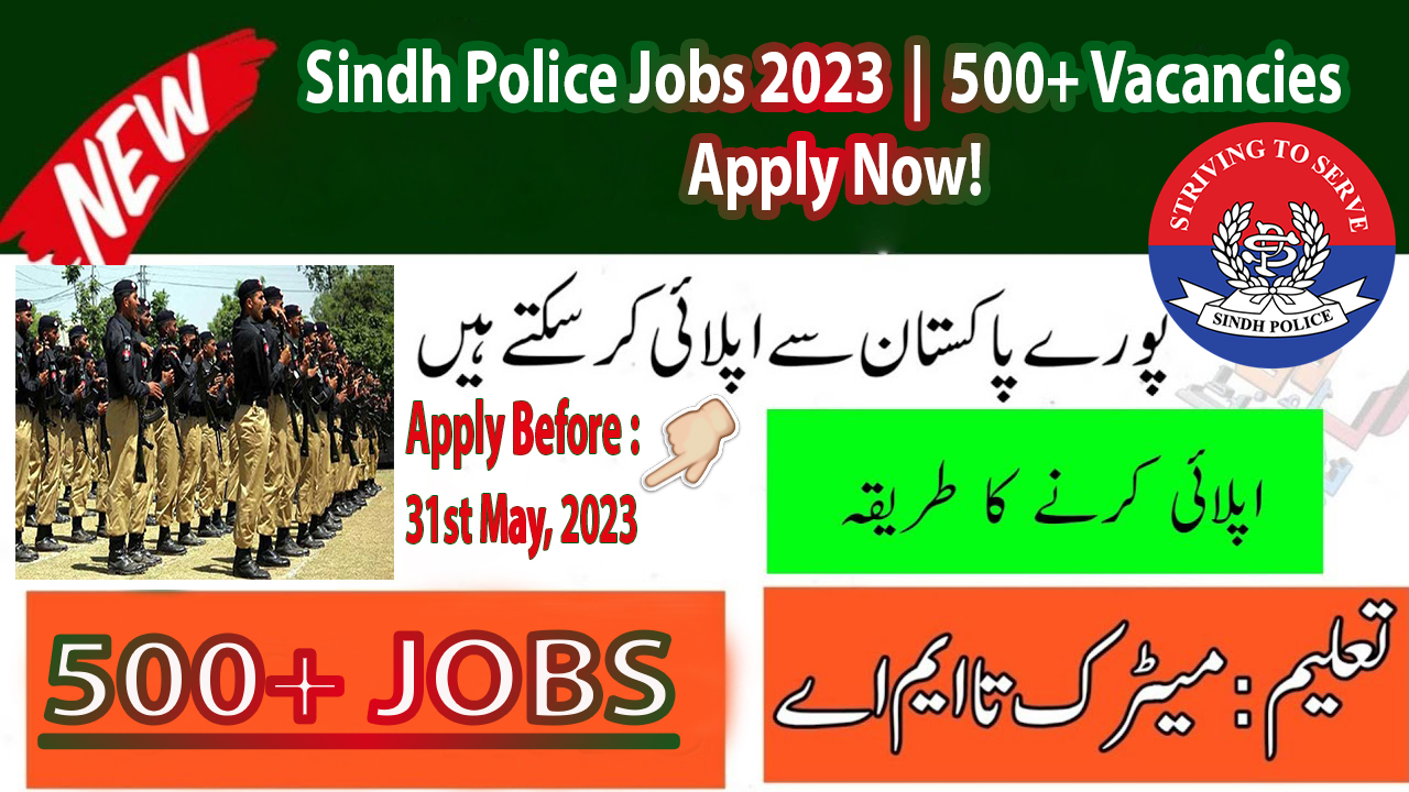 Sindh Police Jobs