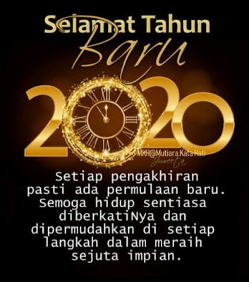 Selamat Tahun Baru 2020, Apa Azam Baru Anda?