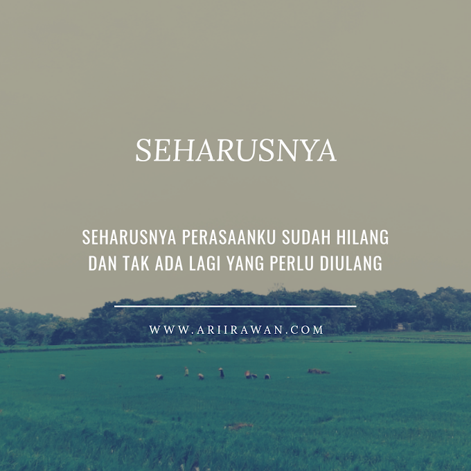 Seharusnya