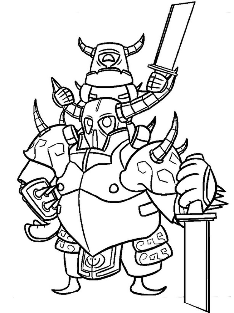 printable clash royale coloring pages free download