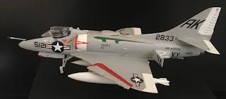 maquette Douglas skyhawk profil gauche