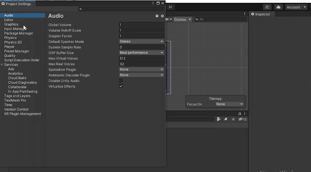 Alterando as configurações gráficas do Render Pipeline