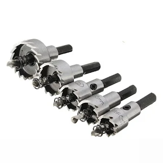 5pcs 16-30mm Hole Saw Cutter Drill Bit Set HSS Hole Saw Multi-Purpose Metal Reamer Power Tooth Cutter Hown - store