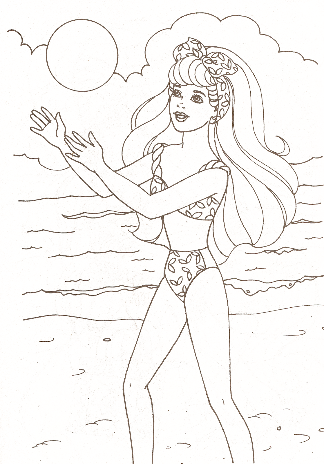 Download Miss Missy Paper Dolls: Barbie coloring pages part 2