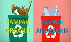 beda sampah organik dan anorganik