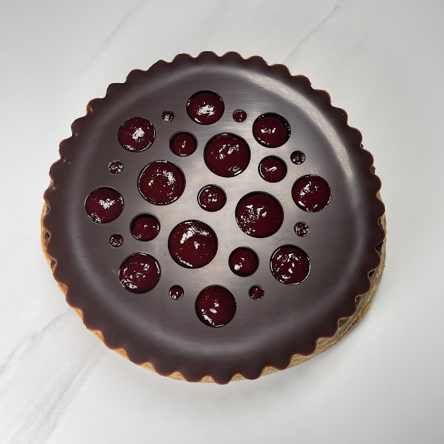 recette galette rois pâte feuilletée inversée frangipane chocolat framboise