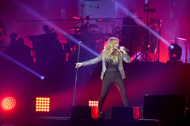 Céline Dion performing at The O2 June 2017