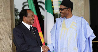 Muhammadu Buhari and Paul Biya 