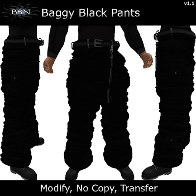 Baggy Black Pants