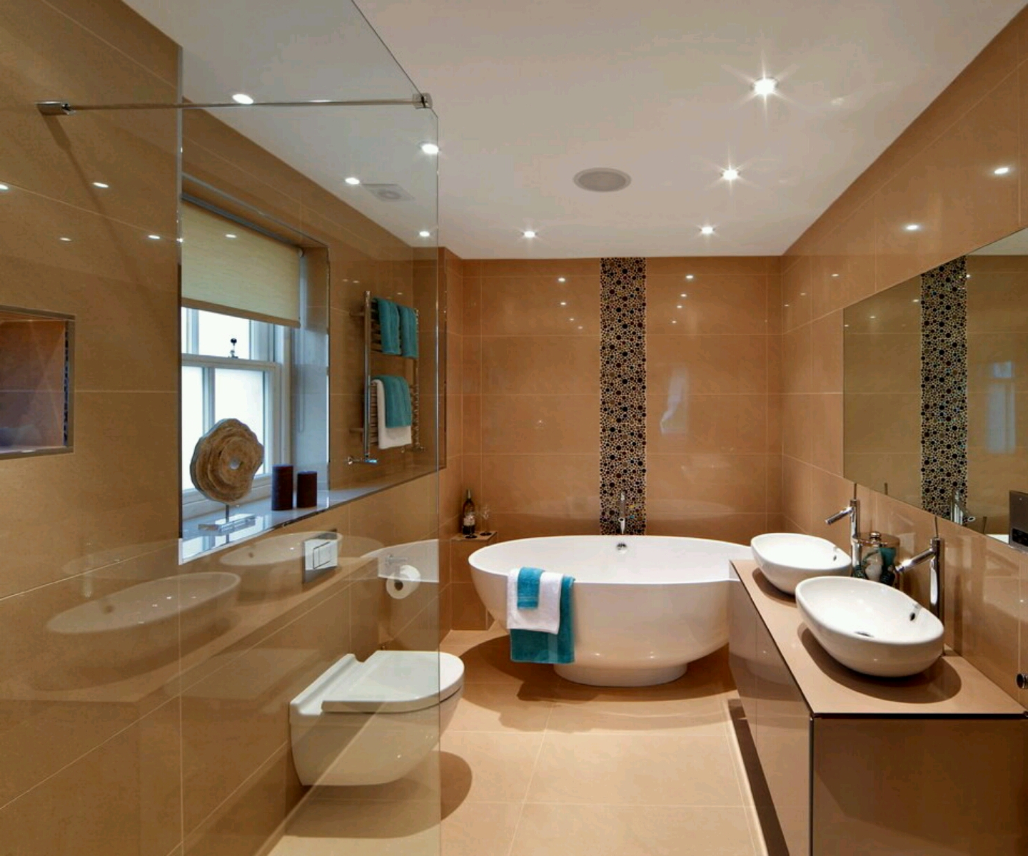 ... designs latest.: Luxury modern bathrooms designs decoration ideas