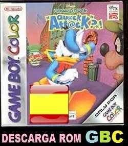 Roms de GameBoy Color Donald Duck Quack Attack (Español) ESPAÑOL descarga directa