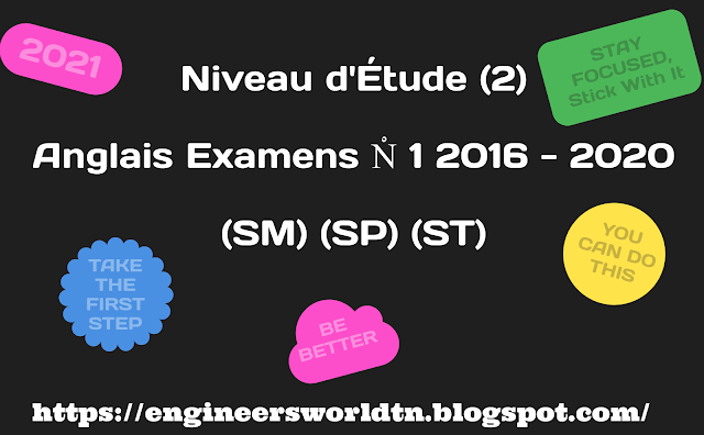 Anglais Examen pour la deuxième année étudiants des L'Institut préparatoire aux études d'ingénieurs