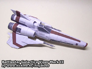Battlestar Galactica Viper Mk2 Papercraft
