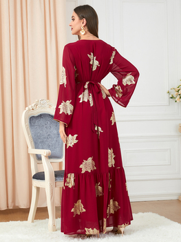 Party Dresses Abayas For Women Dubai 2022 Printed Long Sleeve V-Neck Button Tape Trim Belted Kaftan Split Hem Clothes For Women New-online-buy-Sell-best-Price-Fashion-ladies-girls-Brand-High Quality-AliexpressForSaleServices #PartyDress #AbayasDress #WomenDress #DubaiDress #PrintedDress #LongDress #ButtonDress #BeltedDress #Dress #NewDress #buy-Dress #FashionDress #ladiesDress #girlsDress #BrandDress