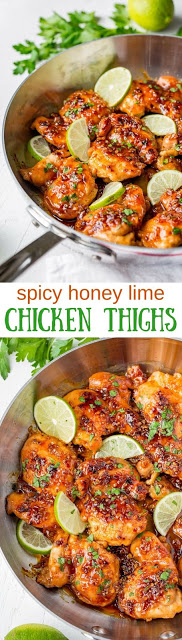 Spicy Honey Lime Chicken Thigh Recipe