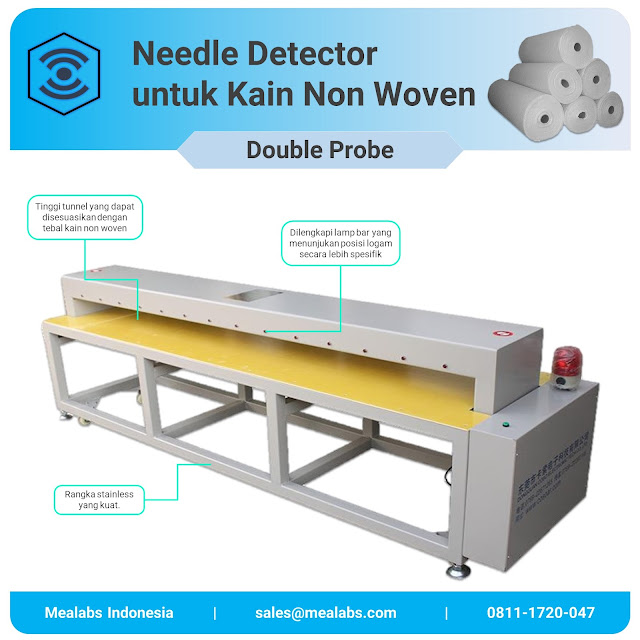 Needle Detector untuk Kain Non Woven