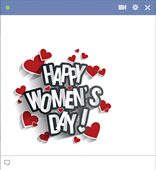 Happy Women's Day Facebook Sticker