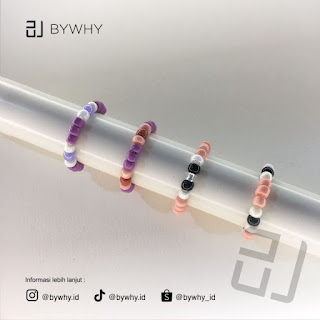 BYWHY Beads Ring Flower / Cincin Manik / Cincin Mutiara / Cincin Lucu