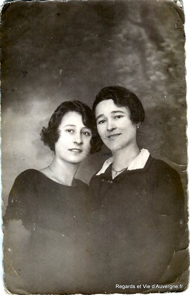 Photo ancienne duo de femmes