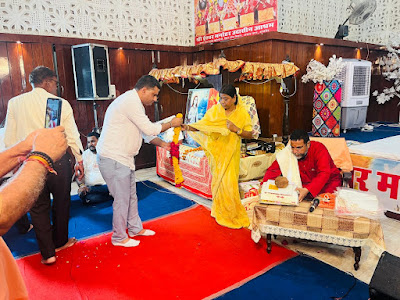 गुरू पूर्णिमा पर गुरुवंदन कार्यक्रम में किया धर्मगुरूओं का सम्मान