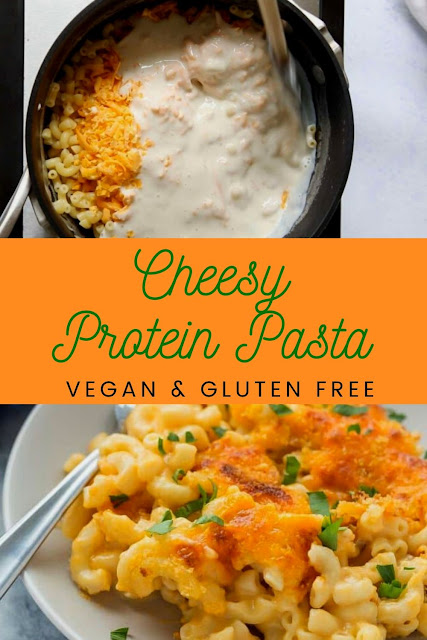 Cheesy Protein Pasta (Vegan & Gluten Free)