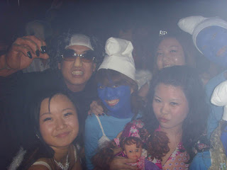 with the smurfs