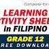 GRADE 12- Learning Activity Sheets in FILIPINO (Complete Quarter 1) Free Download