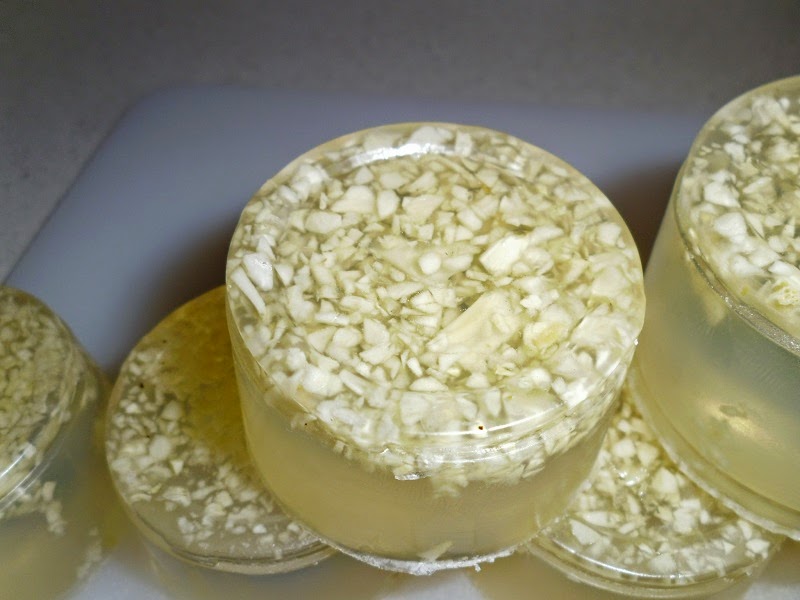 Garlic soap top design