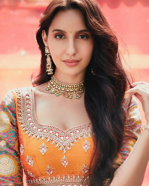 Nora Fatehi Traditional Look 