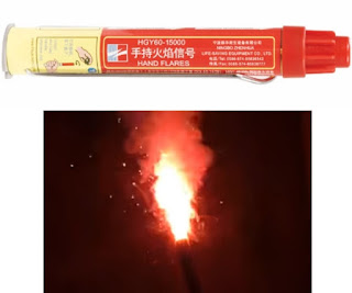 red hand flare