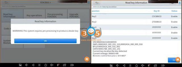 Program BMW BDC Key with Xtool and KC501 via OBD 2