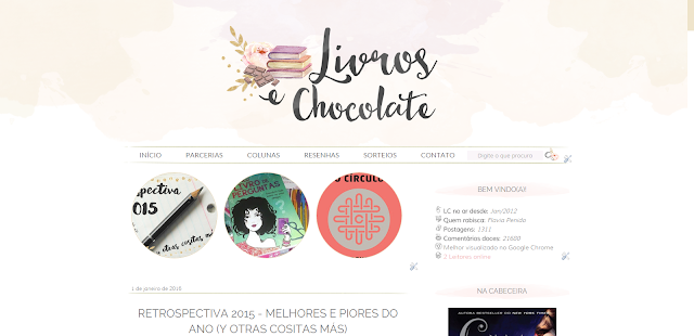 Livros e Chocolate