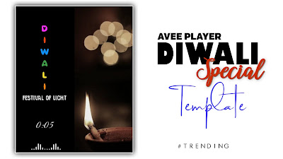 Avee Player Diwali Template Download