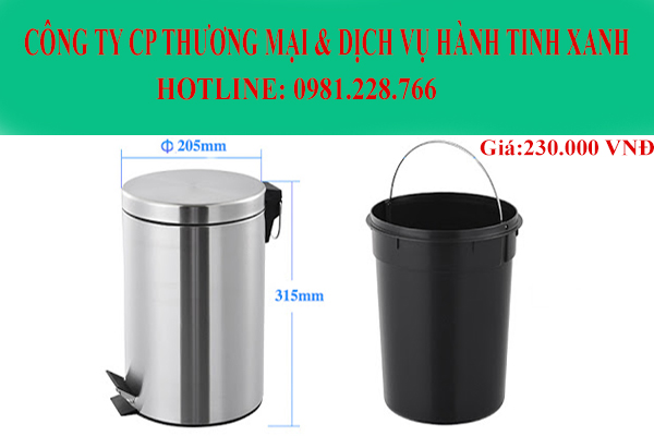 Những điều gì bạn không biết về thùng rác inox đạp chân 7L?