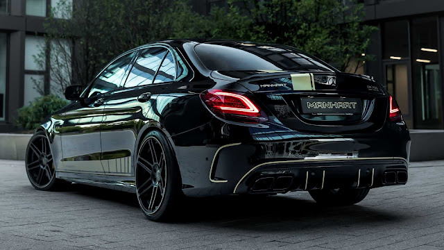 Mercedes-AMG C63 With V8 Gets High-Powered Sendoff From Manhart