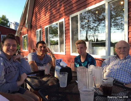 Dinner at the Bucket Bar