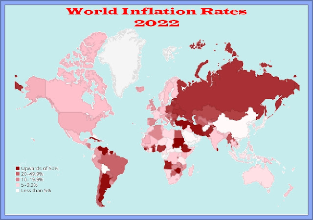 Predicted World Inflation Rates 2022